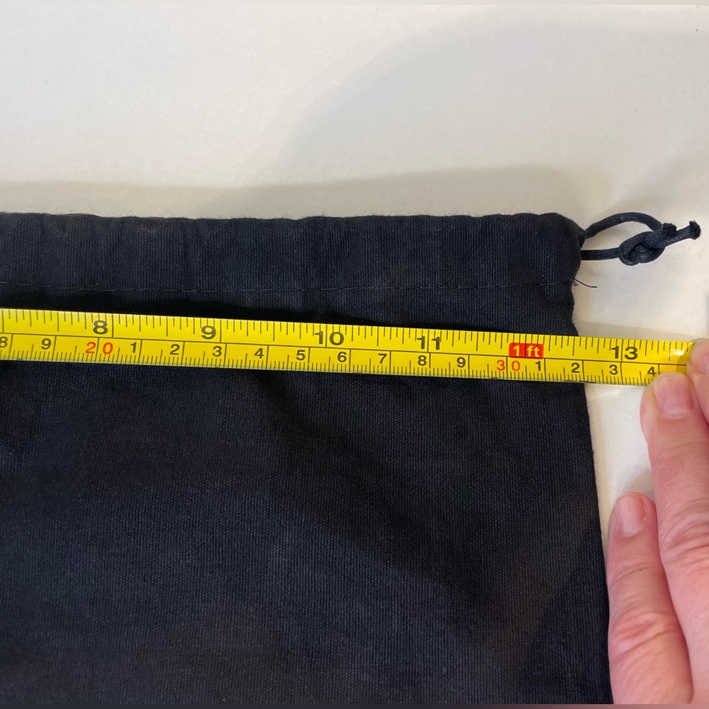 rag & bone‎ Black Dust Bag with White Logo 12.5x14.5” - Picture 5 of 6